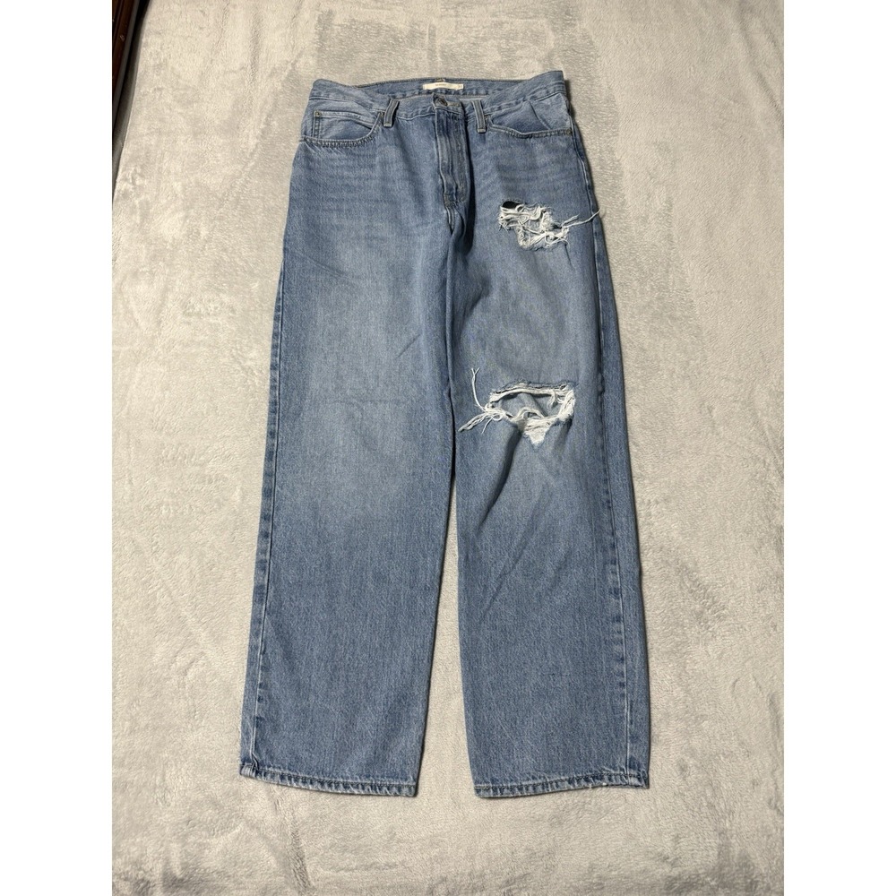 Levis 94 Baggy Jeans Womens 31 Medium‎ Wash Blue Denim 31x29